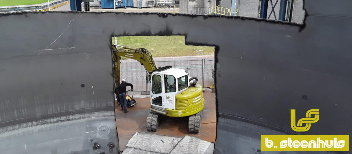 slopen van tank dmv onze MIDI Kraan met Tank schaar