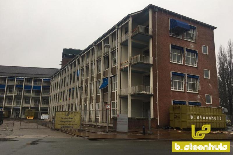 Sloop delen van Triadegebouw UMCG ziekenhuis Groningen